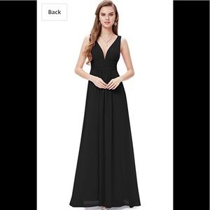 Black evening gown